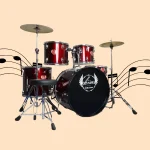 Rockstar Olympia Drum Set - Wine Red